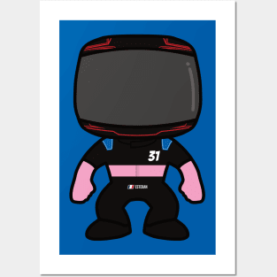 Esteban Ocon Custom Mini Figure – F1 2023 Season Posters and Art